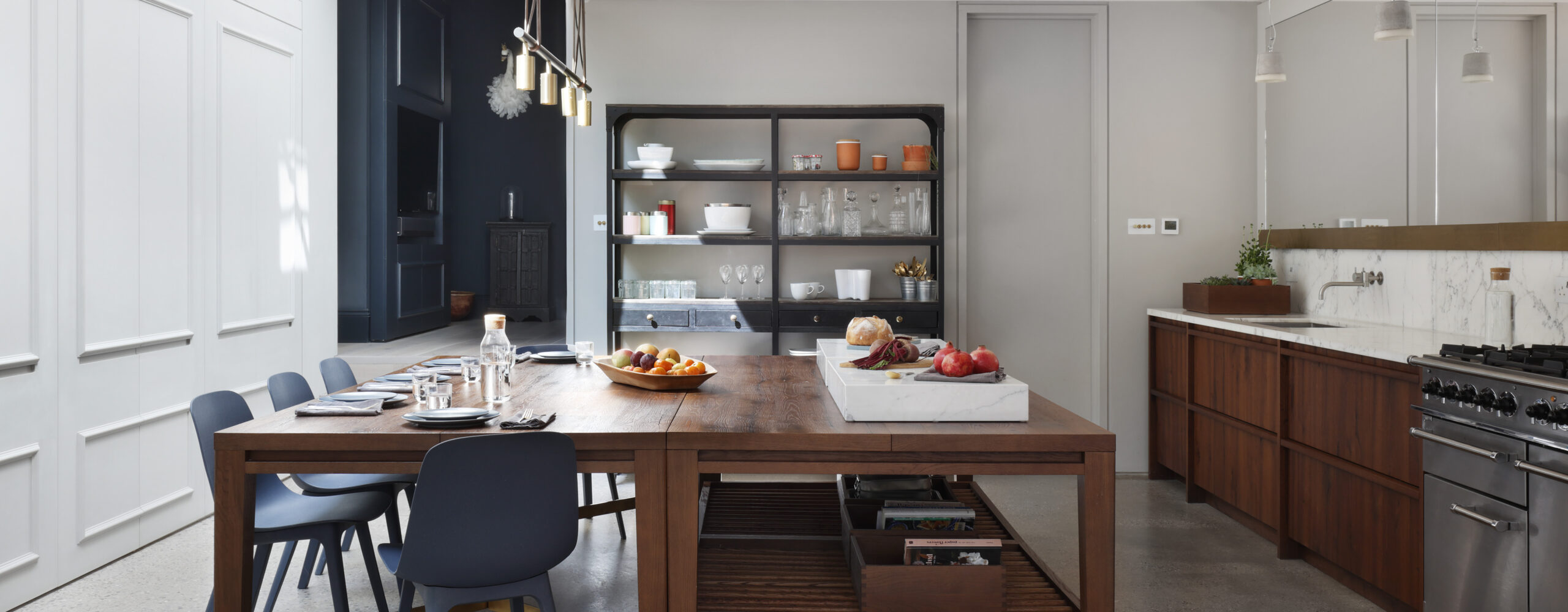 Hidden Kitchens piece written by Linda Clayton on Living Etc