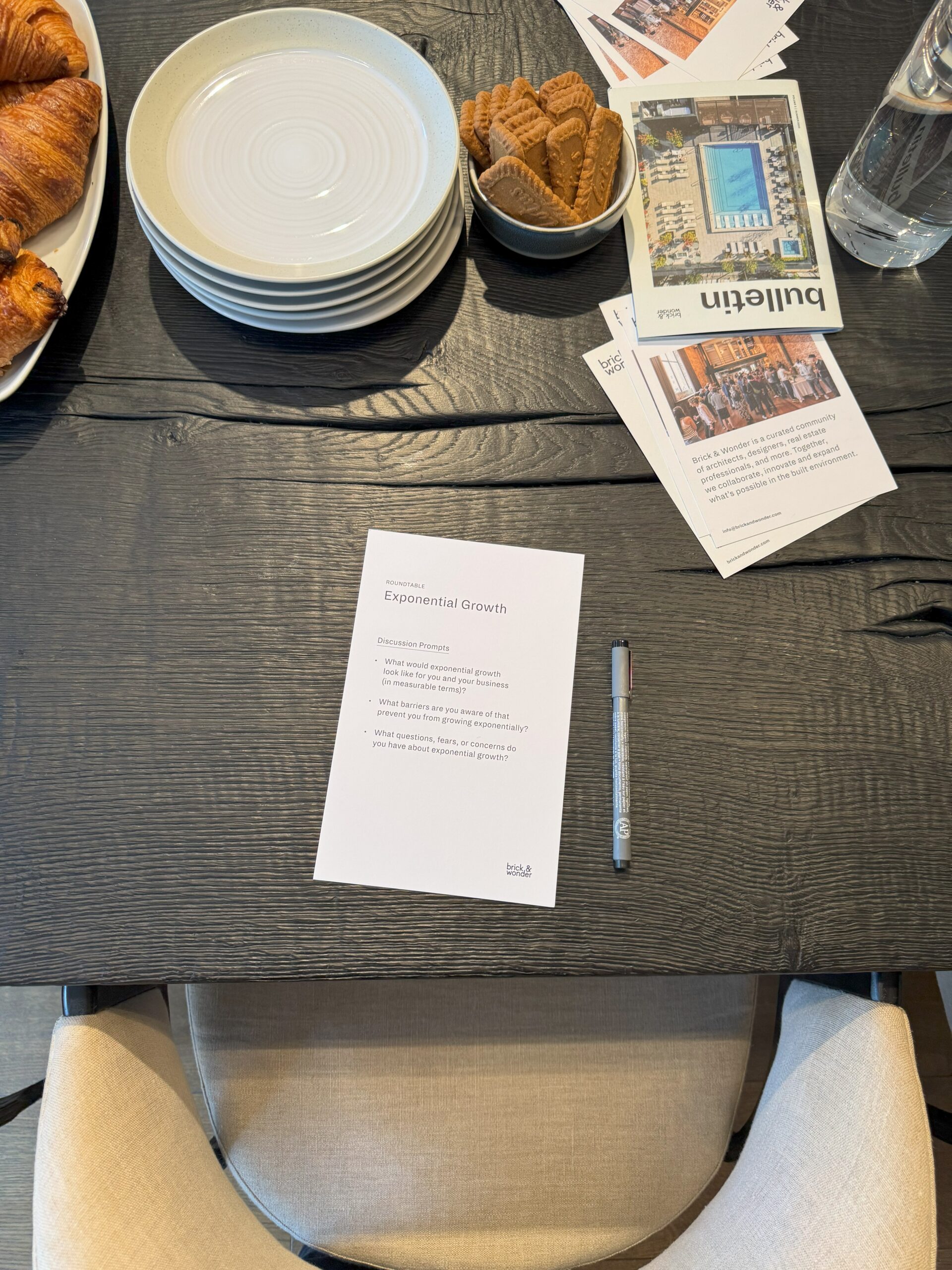 Exponential growth flyer- Design Industry Event