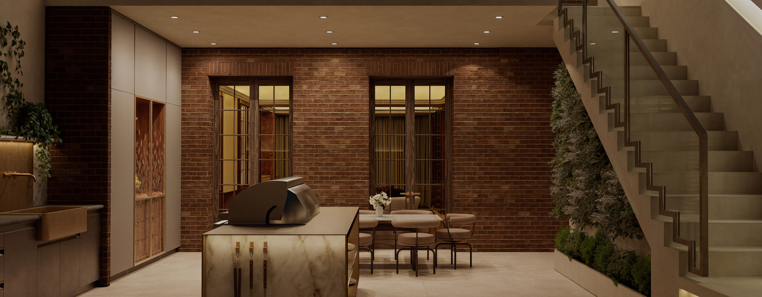 Luxury Outdoor Kitchen by Lanserring in New York