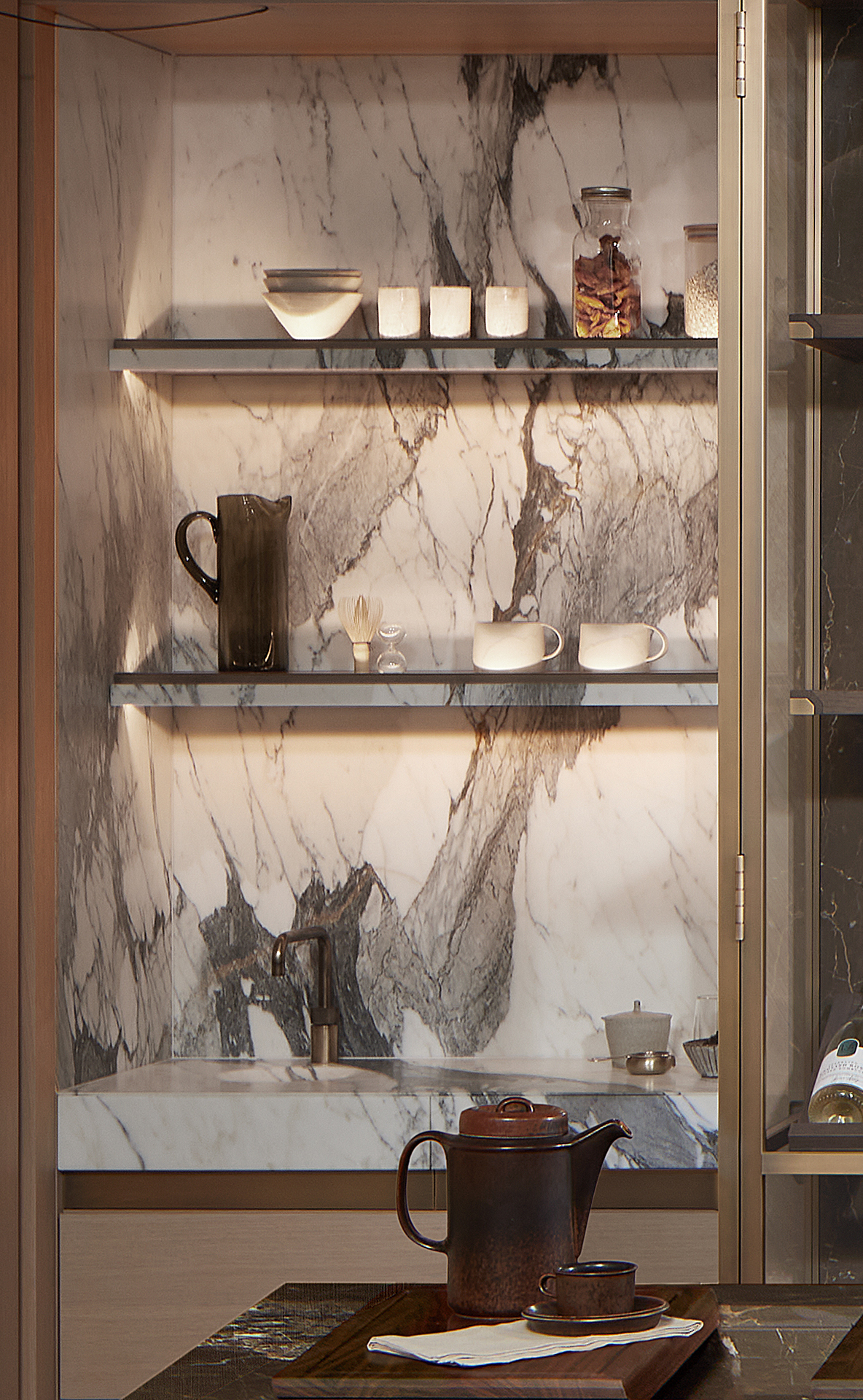 Luxury Kitchen Styling with Lanserring