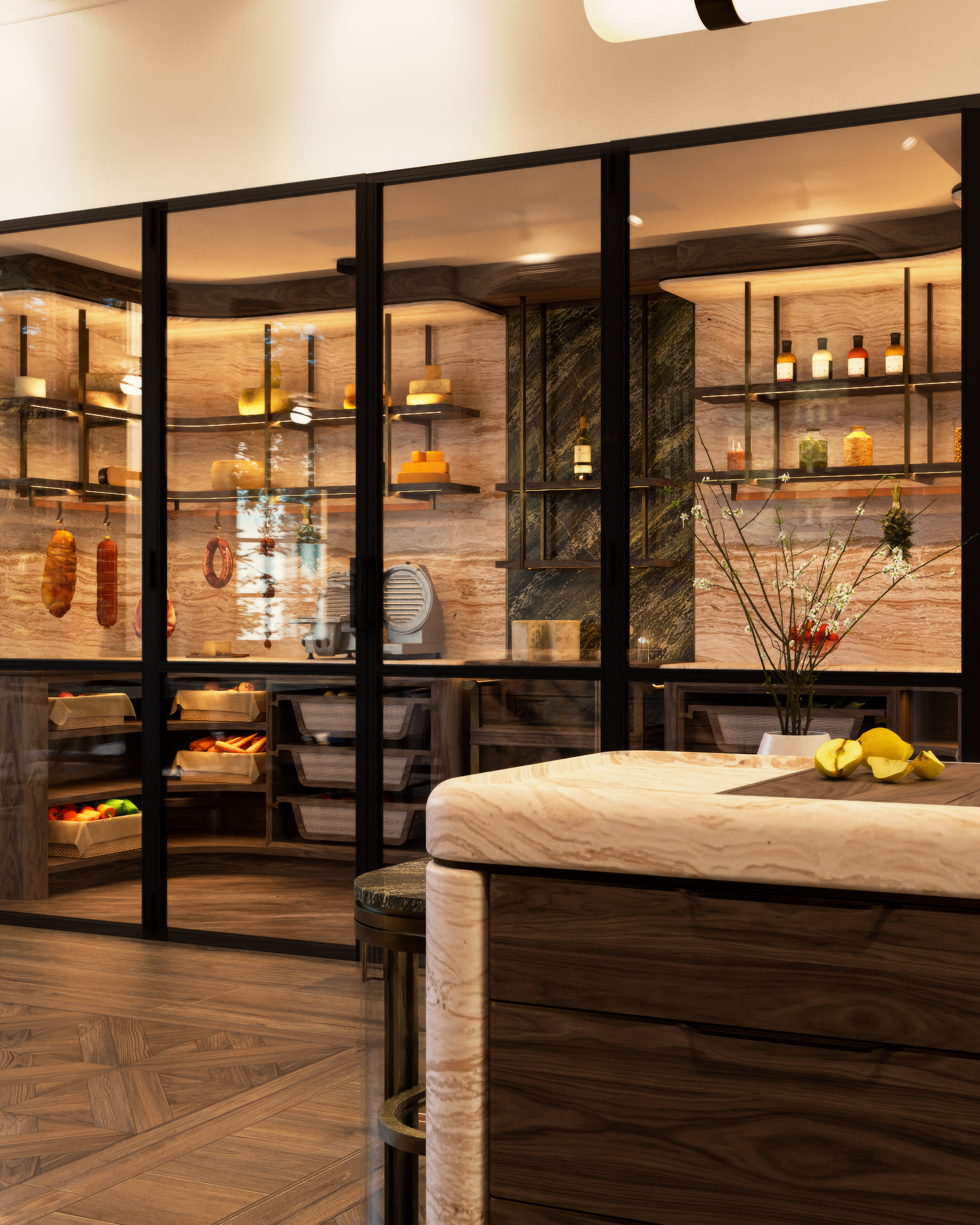 Luxury Indoor Kitchen | Bespoke Design | LanserringLanserring